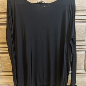 Black Piko Long Sleeve Shirt